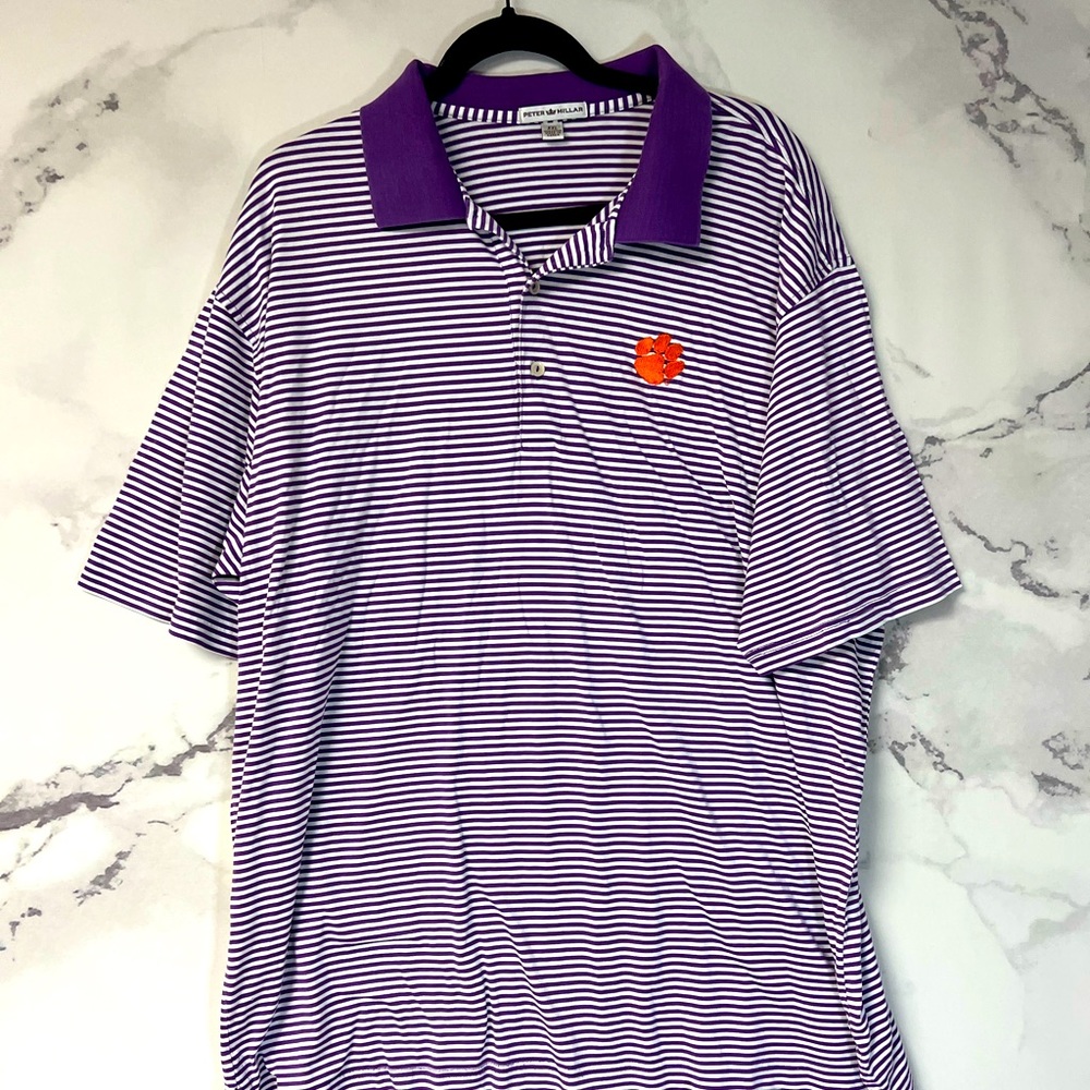 Peter Millar Clemson Tigers Polo Shirt XXL